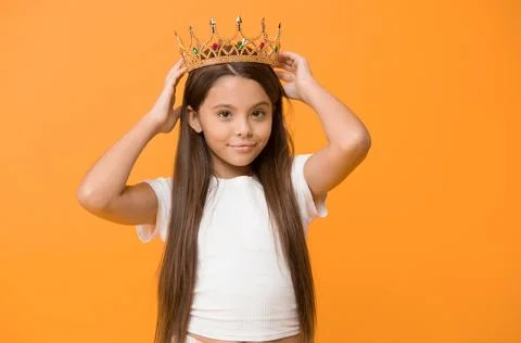 Narcissistic complex. Having fun. Self esteem. Kids psychology. Because I am Foto stock