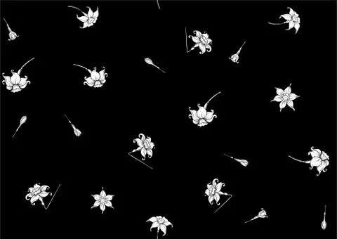 Narcissus. Seamless pattern, background. Stock Illustration