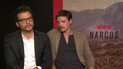 Narcos: Interview with Wagner Moura and Pedro Pascal Stock-Footage 149149358