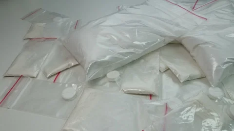 Narcotic products Stock Footage 89332428