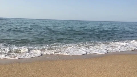 Nardaran beach Stock Footage 80090485
