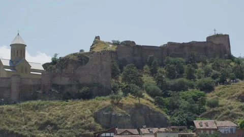 Narikala fortress Video stock 138137307