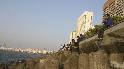 Nariman point Stock Footage 99762161
