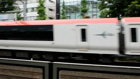 Narita Express Train Stock Footage 111159658