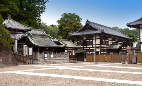 At the Narita-San Temple Complex Stock Photos
