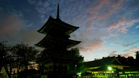 NARITA temple Time-lapse Stock-Footage 100405062