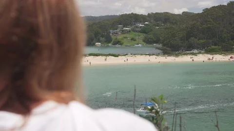 NAROOMA NSW 動画素材 163222228