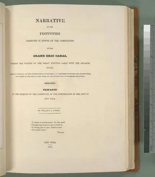 Narrative of the festivities observed in honor of the completion of the Gr... Stock Photos