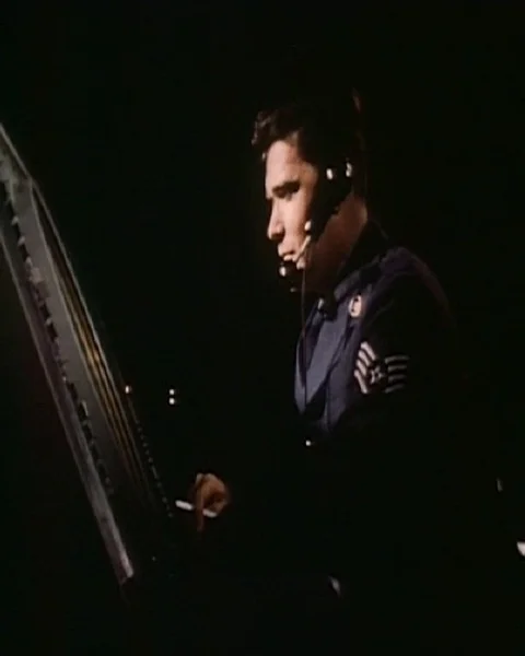 Narrator describes the working process of display scope - 1956 Video stock 105528898