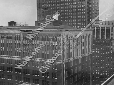 Narrator explains the television programme broadcasting procedure - 1949 Stock Footage 93690387