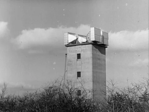 Narrator explains the television programme broadcasting procedure - 1949 Stock Footage 93690424