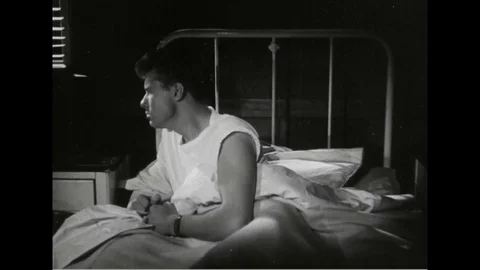 Narrator speak with Buzz and try to help him on problem he is facing - 1945 Video stock 101407549