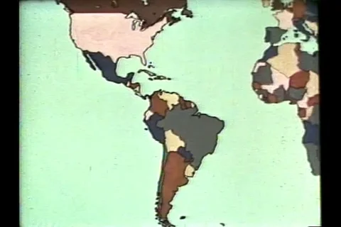 Narrator talks about chagas causing parasite and the infected continents - 1966 Vídeos de archivo 93111920