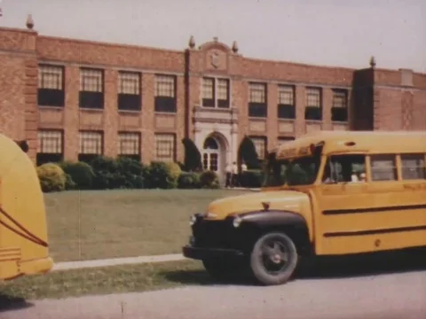 Narrator talks about children better education in school - 1951 Stock Footage 94451330