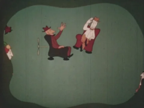 Narrator talks about the current condition of world and people - 1947 Stock Footage 111379694