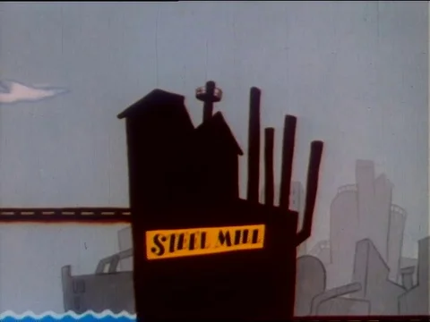 Narrator talks about the labor cost - 1949 Stock Footage 112226056
