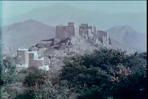 Narrator talks about the lands of Aseer Province - 1980 Stock Footage 105749001