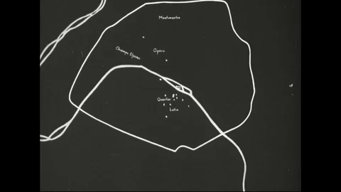 Narrator talks about museum of natural history of Paris - 1950 Stock Footage 107130540