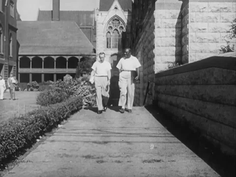 Narrator talks about social integration in American schools - 1956 Stock Footage 95180221