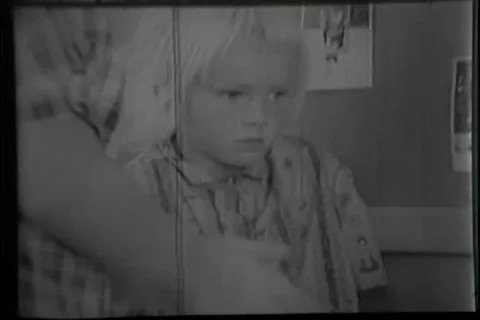 Narrator talks about struggle of children with no communication - 1966 Stock Footage 109208106