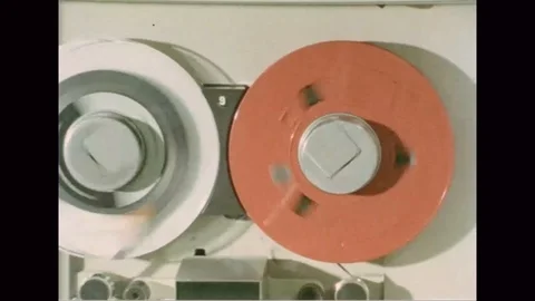 Narrator talks about various information searching machine at space center- 1975 Stock Footage 104333747
