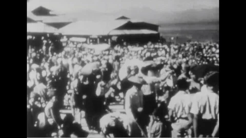 Narrator talks about various religions followed in Philippines - 1953 Stock Footage 105529945