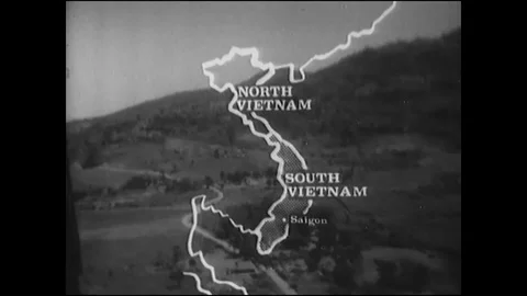 Narrator talks about Vietnam background and Ngo Dinh Diem - 1963 Stock Footage 105494692