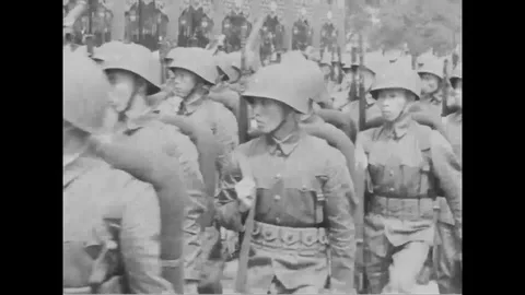 Narrators talks about the occupied island by Chinese Nationalist - 1950-1960 Stock Footage 102872709