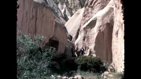 Narrow Canyon Path Video stock 278100995