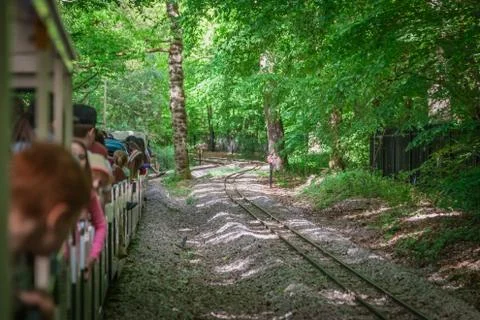 Narrow gauge train in Ruislip Stock Photos
