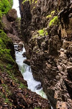 Narrow gorge Stock Photos