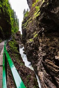 Narrow gorge Stock Photos