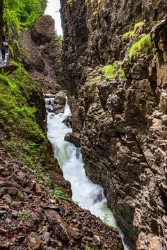 Narrow gorge Stock Photos