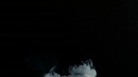 Narrow Low Smoke Bubbling Stock Footage 68416254