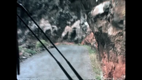 Narrow Mountain Pass Stock Footage 278167436
