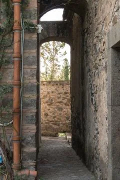 Narrow passage Stock Photos