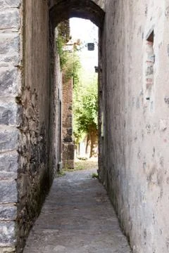 Narrow passage Stock Photos