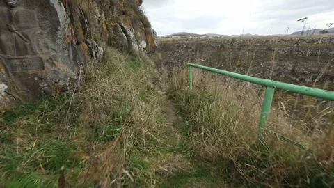 Narrow path 1 Stock Footage 327025737