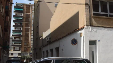 Narrow Residential Streets Stock Footage 51034603