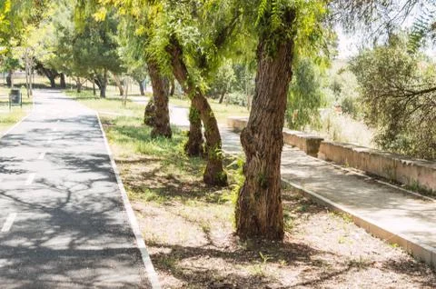 A narrow road Stock Photos