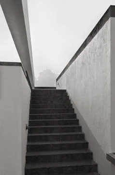 Narrow staircase Stock Photos