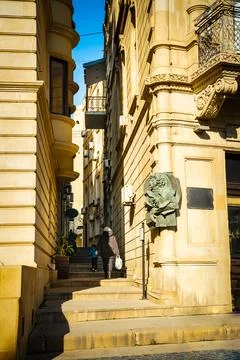 Narrow stone steps Stock Photos