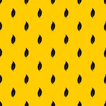 Narrow toothed leaf pattern vector Stockillustratie