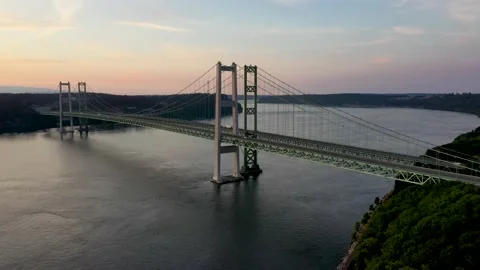 Narrows Bridge Sunset Stock Footage 159523872