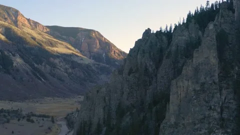 The Narrows of the Crystal River Valley Stock Footage 166331015