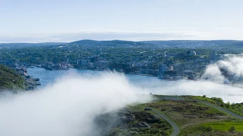 The Narrows, St. John's, Newfoundland Video stock 123299498