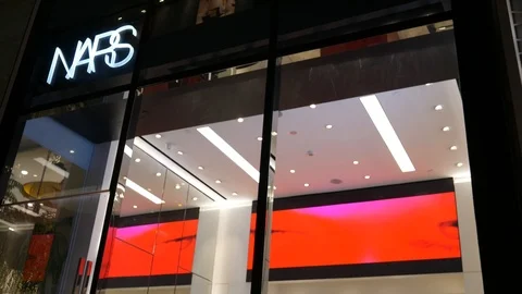 Nars Cosmetics store Stock Footage 116528926