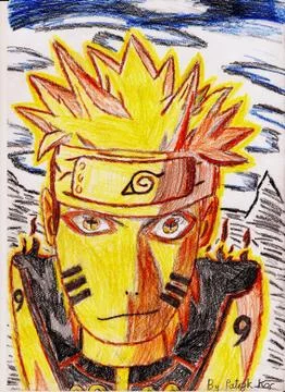 Naruto drawing!! Stock Illustration