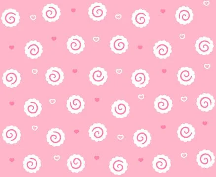 Narutomaki seamless pattern Illustrazione stock