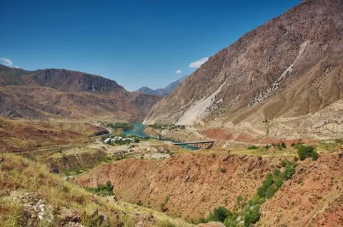Naryn River 写真素材